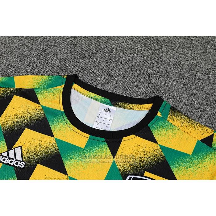 Fato de Treino Arsenal Manga Curta 2022-2023 Verde - Calcas Curta
